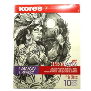 PAPEL PARA TATUAJE HEKTO T/C KORES 216 C/10  HJAS