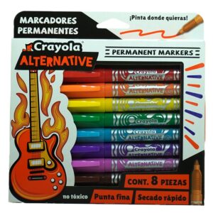 PLUMON METALLIC MARKERS PUNTA FINA CRAYOLA  C/8