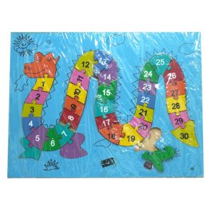 ROMPECABEZAS DE MADERA DRAGON NUMEROS 1-30  JR184 LUX