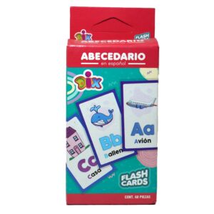 TARJETAS DIDACTICAS FLASH CARDS ABECEDARIO  ESPA?OL C/60 PZAS 396 DIX