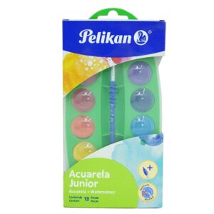 ACUARELA C/12 ESTUCHE JUNIOR PELIKAN