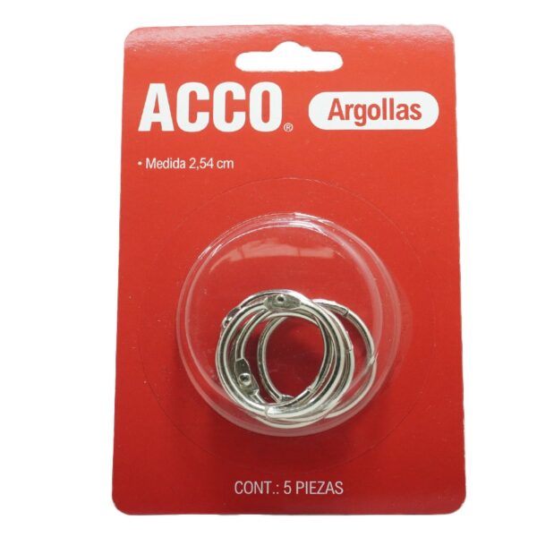 ARGOLLAS 1" C/5 PZAS ACCO P1109