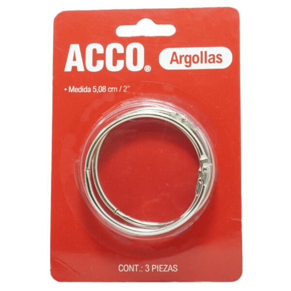 ARGOLLAS 2" C/3 PZAS ACCO P1111