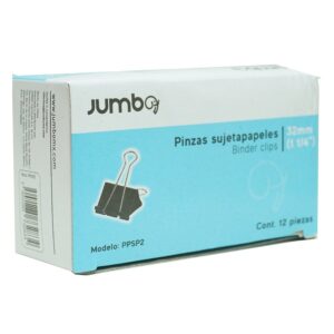 BINDER CLIP 1 1/4" BC32J (PPSP2)JUMBO