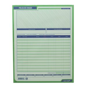 BLOCK CHEQUE POLIZA T/CARTA ESTRELLA 0139 PAQ  C/5