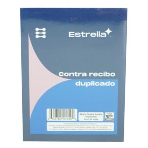 BLOCK CONTRA RECIBO DUPLICADO C/50 H  ESTRELLA 0140 PAQ C/5