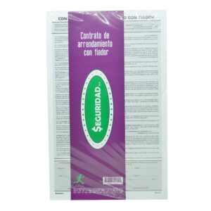 BLOCK CONTRATO ARRENDAMIENTO 50 HJS  SEGURIDAD T/OFICIO PAQ C/5 PZAS