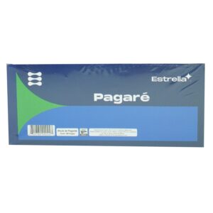 BLOCK PAGARE 50H ESTRELLA 0024 PAQUETE C/5  BLOCK