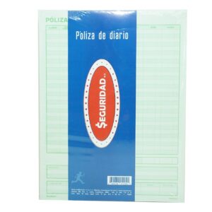 BLOCK POLIZA DE DIARIO 50H SEGURIDAD PAQ/3  BLOCKS 1002