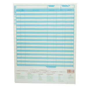 BLOCK POLIZA DE EGRESOS DIPAO PAQ/3 BLOCKS 50  H PEC-50