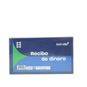 BLOCK RECIBO DE DINERO 50H ESTRELLA  0020 C/5  BLOCK
