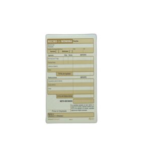 BLOCK RECIBO DE NOMINA DUPLICADO DIPAO  ORGANI FORMAS PAQ C/3 PZA