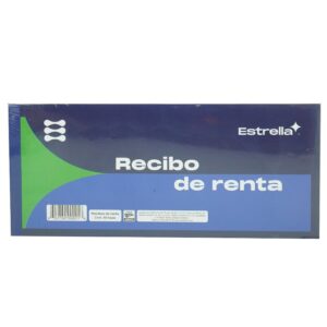 BLOCK RECIBOS DE RENTA 50H ESTRELLA 0021 PAQ  C/5