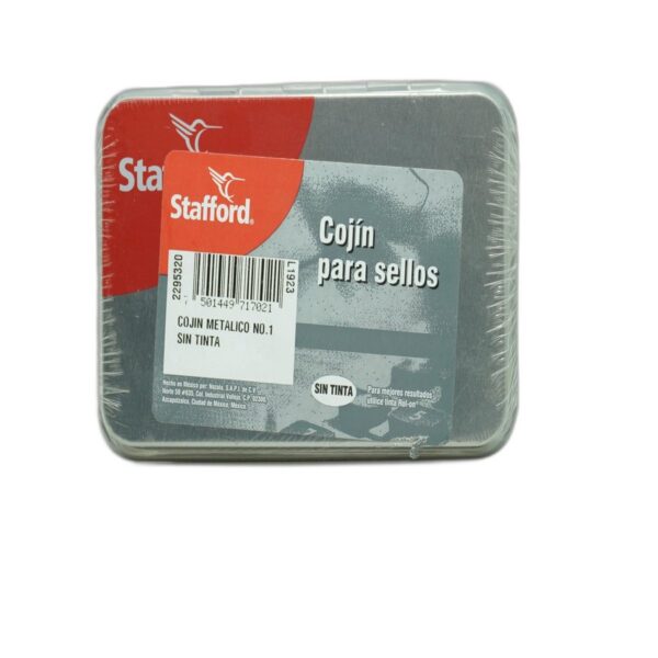 COJIN P/SELLO METAL #1 STAFFORD PZA