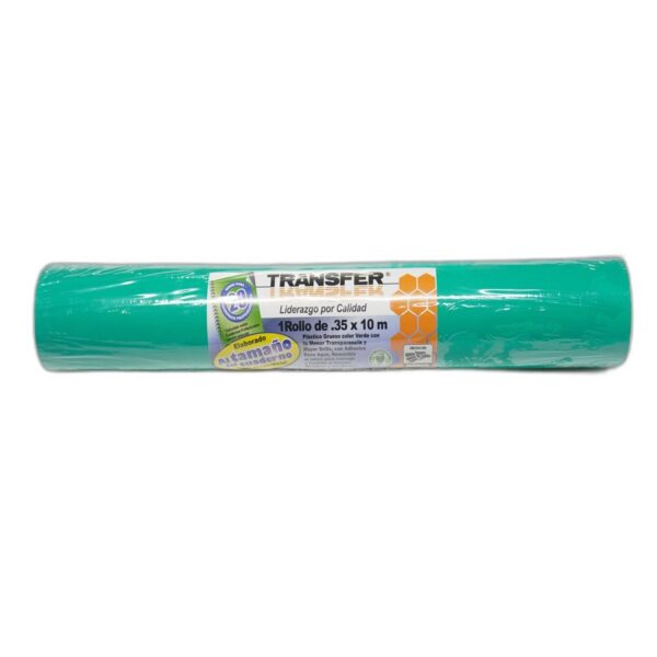 CONTAC COLOR 35CM * 10MT TRANSFER MICA  FORRO VERDE MFT3510V