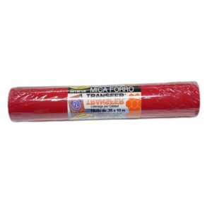CONTAC COLOR 35CM * 2MT TRANSFER MICA FORRO  ROJO
