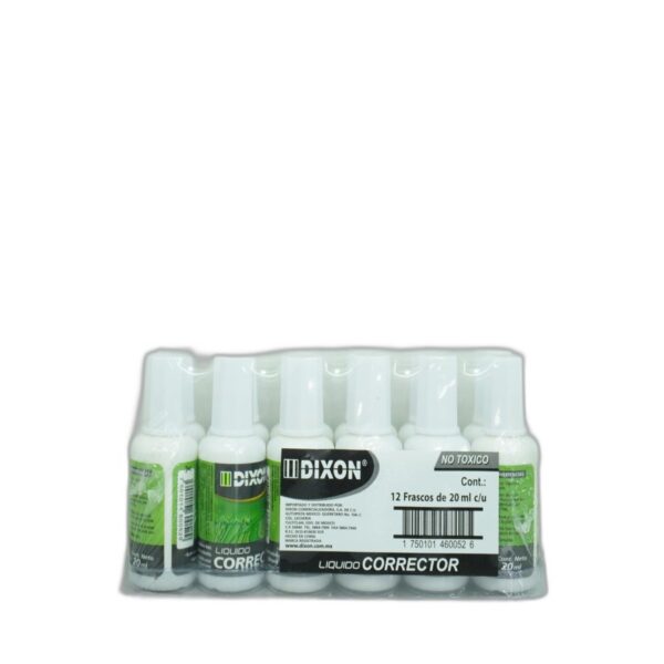 CORRECTOR LIQUIDO DIXON 20 ML CAJA C/12