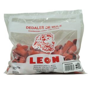 DEDAL DE HULE # 11 BOLSA C/100