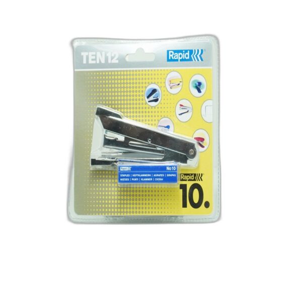 ENGRAPADORA MINI # 10 METALICA RAPID  C/GRAPAS TEN12 T-12-NE JAPMEX