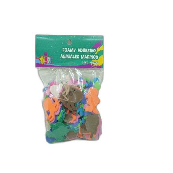 FOAMY ADHESIVO FIG. ANIMALES MARINOS 4106 DIX