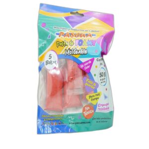 FOAMY MOLDEABLE 50GR PASCUA ROJO