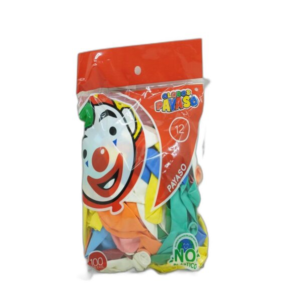GLOBO PAYASO # 12 SURT. C/100