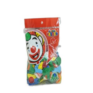 GLOBO PAYASO #6 SURT. C/100