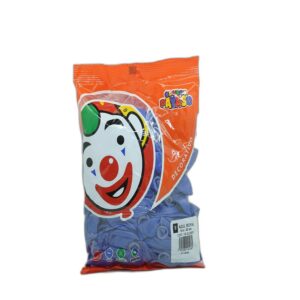 GLOBO PAYASO #9  1 SOLO COLOR C/100 AZUL  ROYAL