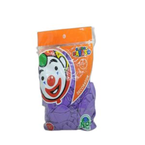 GLOBO PAYASO #9  1 SOLO COLOR C/100 VIOLETA