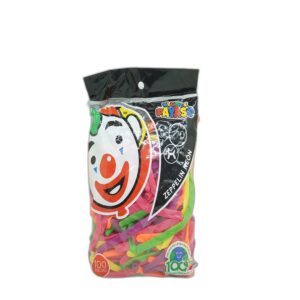 GLOBO ZEPELIN #270 NEON C/100 PAYASO