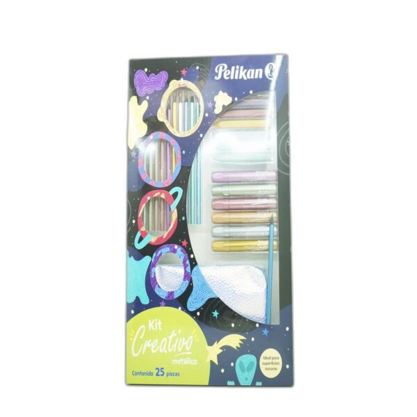 KIT CREATIVO METALICO C/25 PIEZAS PELIKAN