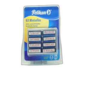 KIT DE MINI SELLOS C/8 PIEZAS PELIKAN