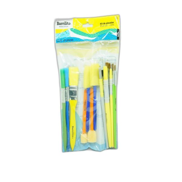 KIT DE PINCELES BARRILITO C/25 1169KPM