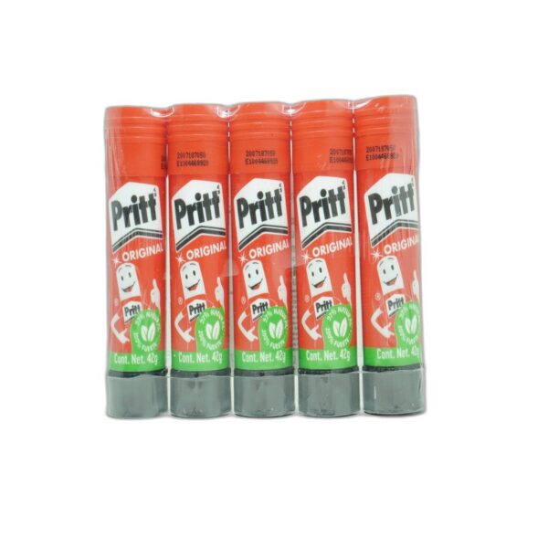 LAPIZ ADHESIVO PRITT 42 GR PAQ C/5