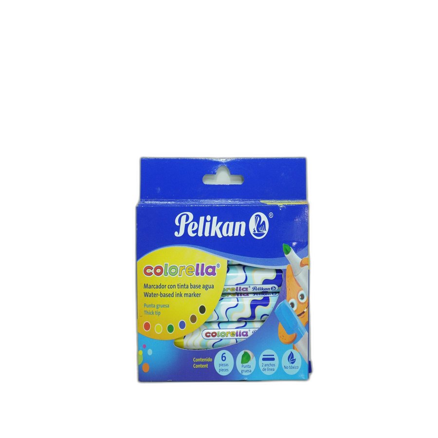 MARCADOR COLORELA PELIKAN C/6 SURTIDO