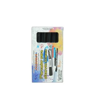 MARCADOR P/PIZARRON PASCUA NEGRO C/10