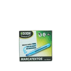 MARCATEXTOS DIXON AZUL CAJA C/12