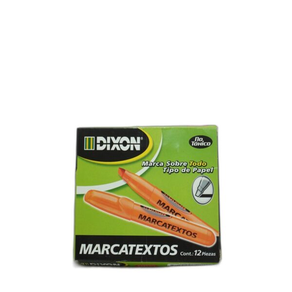 MARCATEXTOS DIXON NARANJA CAJA C/12