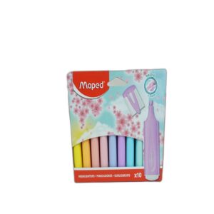 MARCATEXTOS MAPED GRUESO PASTEL SURTIDO  C/10 PIEZAS