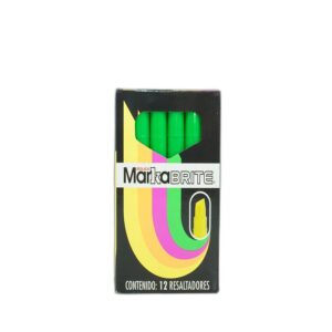MARCATEXTOS MARKABRITE VERDE C/12 PZAS BOLEX