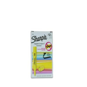 MARCATEXTOS SHARPIE AMARILLO CAJA C/12