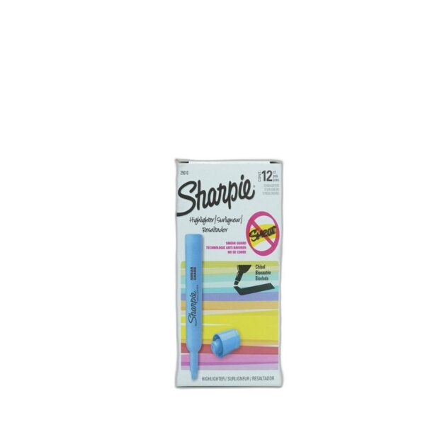 MARCATEXTOS SHARPIE AZUL CAJA C/12