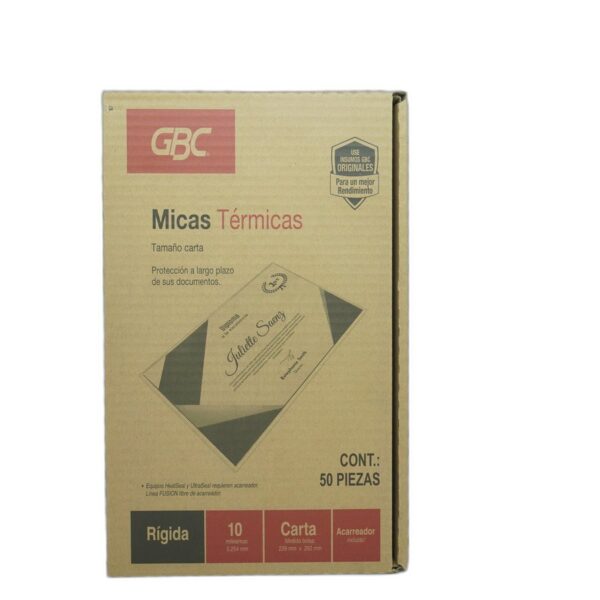 MICA TERMICA T/C 10 MILL C/50 GBC ACCO