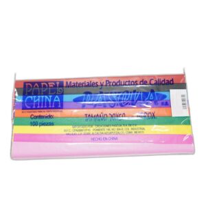 PAPEL CHINA C/100 SURT. PASCUA
