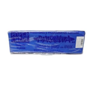 PAPEL CREPE PASCUA AZUL REY C/10