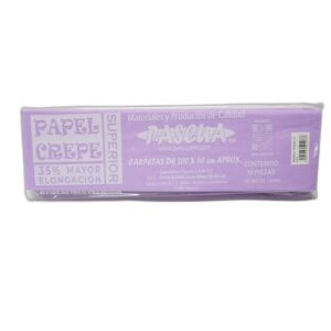 PAPEL CREPE PASCUA LILA C/10