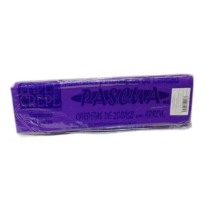 PAPEL CREPE PASCUA MORADO C/10