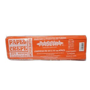 PAPEL CREPE PASCUA NARANJA C/10