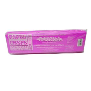 PAPEL CREPE PASCUA ROSA MEXICANO C/10