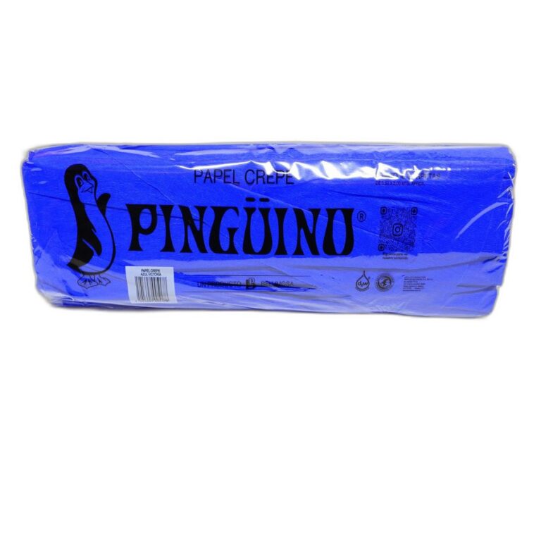 PAPEL CREPE PINGUINO AZUL VICTORIA C/10 – Papeleriastar